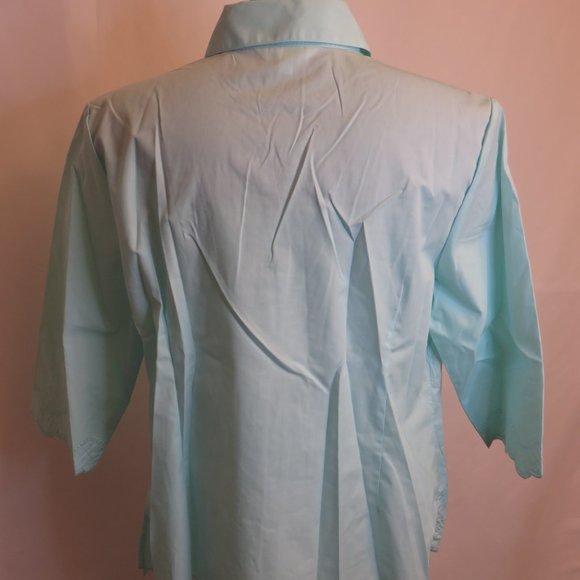 Tradition Country Collection (Sears): Light Green Blouse - Picture 7 of 7